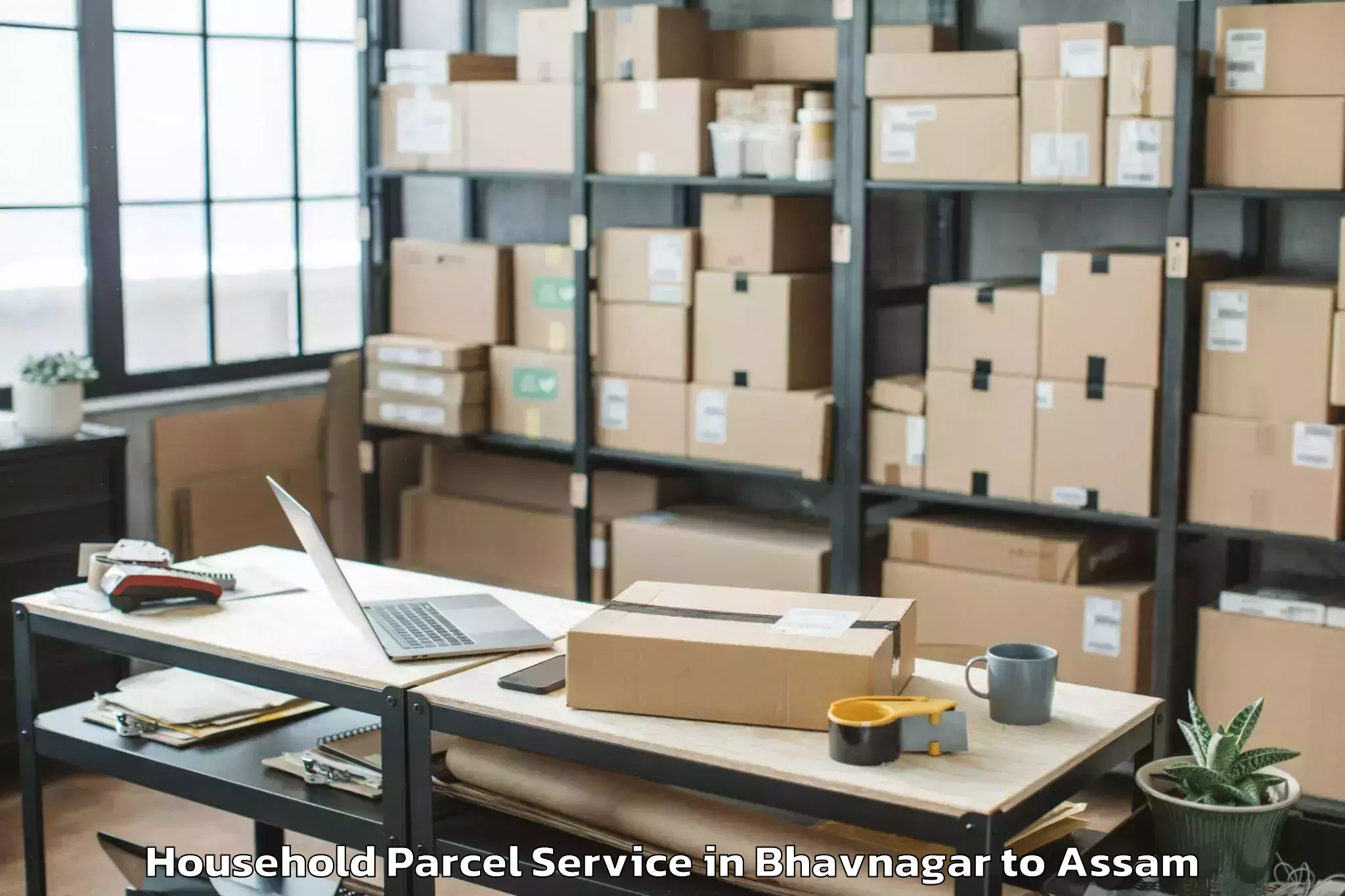 Reliable Bhavnagar to Tezpur University Tezpur Household Parcel